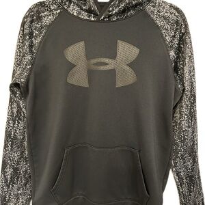 Under Armour Gray Sweater with Textured Sleeves